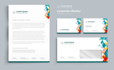 Kurumsal iş kimlik şablon tasarım vektör soyut Kırtasiye, Hediyelik Öğeler renk promosyon Hatıra Eşyası öğeleri. bağlantı dijital teknoloji seti, 
