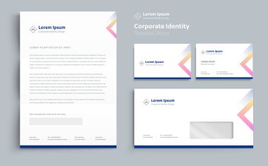 Kurumsal iş kimlik şablon tasarım vektör soyut Kırtasiye, Hediyelik Öğeler renk promosyon Hatıra Eşyası öğeleri. bağlantı dijital teknoloji seti, 