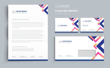 Kurumsal iş kimlik şablon tasarım vektör soyut Kırtasiye, Hediyelik Öğeler renk promosyon Hatıra Eşyası öğeleri. bağlantı dijital teknoloji seti, 