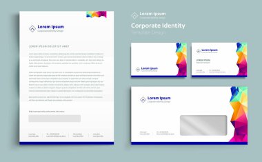 Kurumsal iş kimlik şablon tasarım vektör soyut Kırtasiye, Hediyelik Öğeler renk promosyon Hatıra Eşyası öğeleri. bağlantı dijital teknoloji seti, 