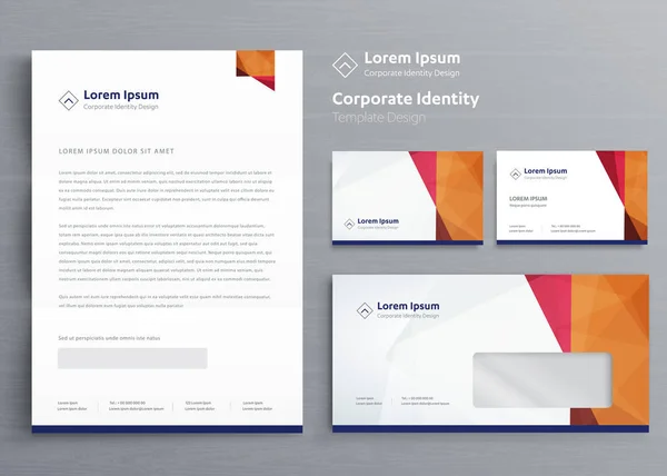 Klassieke Briefpapier Business Corporate Identity Template Ontwerp Brochure Flyer Digitale — Stockvector