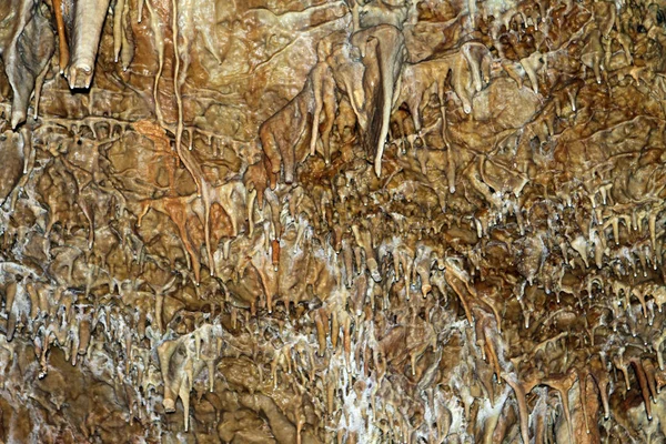 Doğal Doku Görüntü Güzel Doğal Mağara Fox Renkli Duvar Mermer — Stok fotoğraf