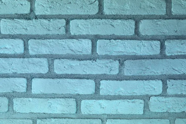 Docela Vintage Světle Modré Cihlové Zdi Textury Pro Pozadí Použití — Stock fotografie