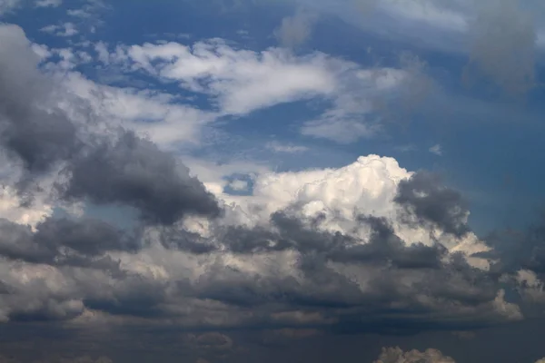 Bellissimo Cielo Nuvoloso Azzurro Foto Della Natura — Foto Stock