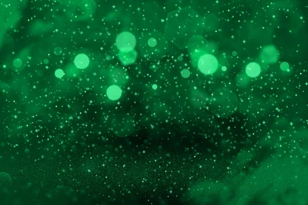 Teal Mar Verde Fantástico Espumante Abstrato Fundo Brilho Luzes Com — Fotografia de Stock