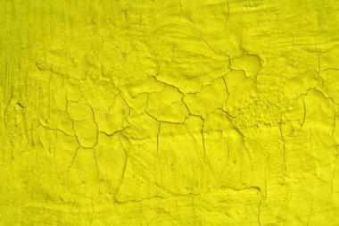 güzel sarı kirli kırık boya doku - soyut fotoğraf arka plan yaşlı