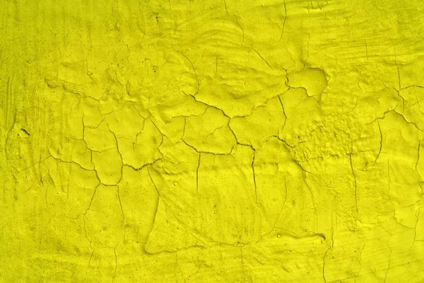 노란색 더러운 깨진된 페인트 — 스톡 사진