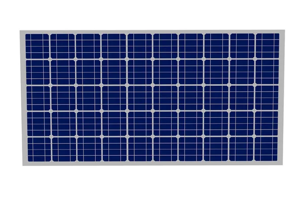 Ilustración Industrial Del Panel Solar Aislado Sobre Fondo Blanco Ilustración — Foto de Stock