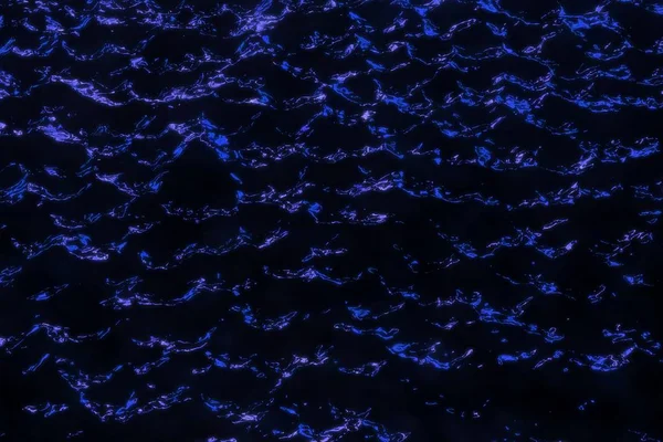 fantastic brilliant festive night water with city lights - abstract background of electric lights reflected in black liquid