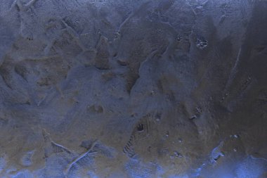 güzel mavi yaratıcı parlak dokulu Venedik alçı doku - soyut fotoğraf arka plan