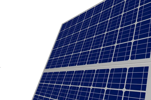 Solar Panel Isolated White Background Industrial Illustration Illustration — Stock Photo, Image