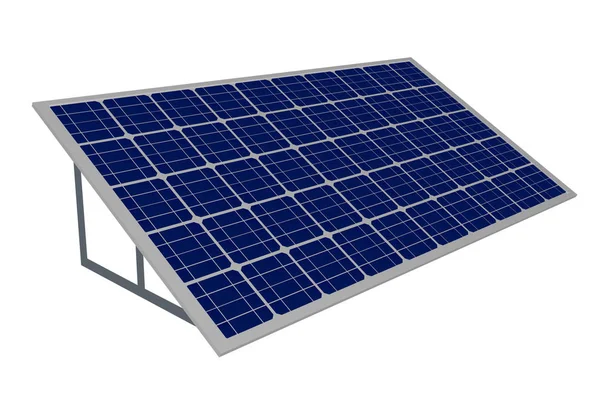 Industrial Illustration Solar Panel Isolated White Background Illustration — Stock Photo, Image