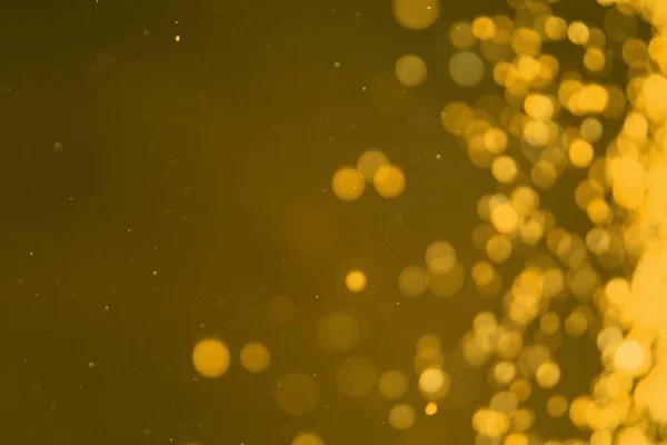 Schattige Oranje Sprankelende Licht Een Kant Frame Bokeh Texture Abstracte — Stockfoto