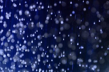 Harika mavi parlak düşen uzun pozlama doku - soyut fotoğraf arka plan parıldıyor