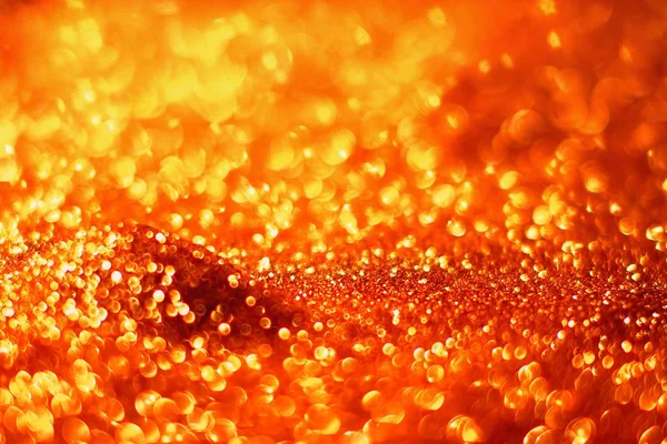 Cute Brilliant Copper Sand Pile Made Glitters Celebratory Concept Bokeh — Stock Photo, Image