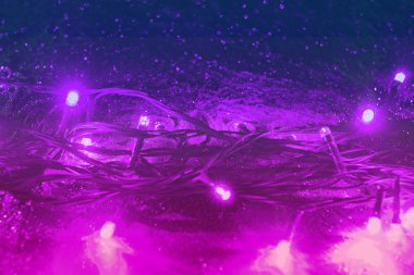 tatil bokeh doku - soyut fotoğraf arka plan güzel pembe yılbaşı çelengi kıvılcım