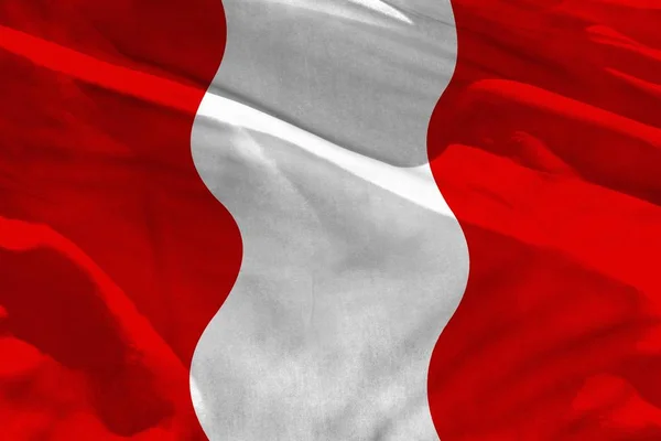 Ondeando Bandera Del Perú Para Usarla Como Textura Fondo Bandera —  Fotos de Stock