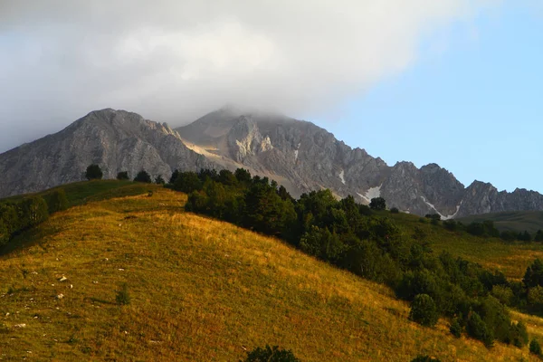 Photo Nature Nice Petrous Mountain Slope Blue Sky — Stock Photo, Image