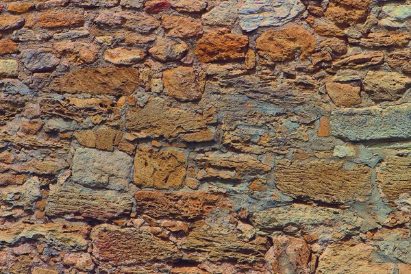 beautiful grunge castle wall stonework texture - abstract photo background