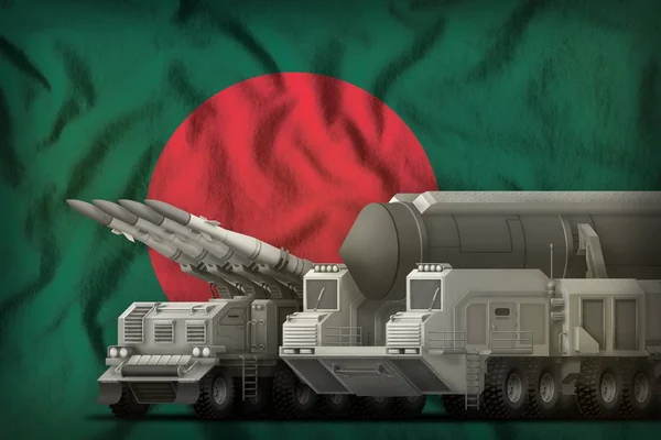 Raketové Síly Pozadí Vlajka Bangladéše Bangladéš Raketových Sil Koncept Obrázek — Stock fotografie