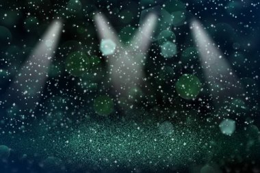 kıvılcım sinek ufuk bokeh - kutlama mockup doku ile içerik için boş alan ile fantastik parlak arka plan sahne sahne ışıkları