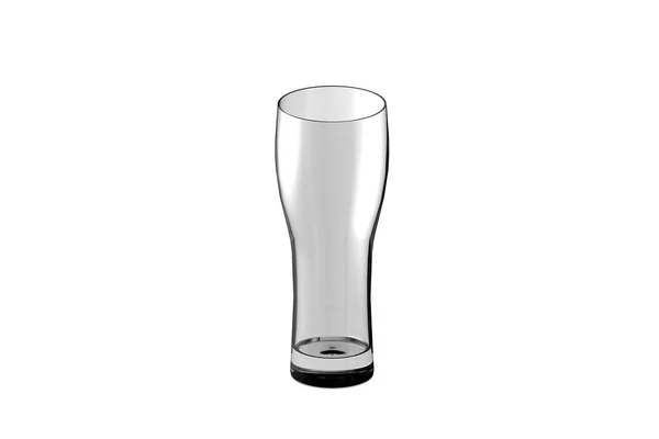 Pilsner Wheat Beer Glass Isolated White Drinking Glass Render Illustration — Stock Photo, Image