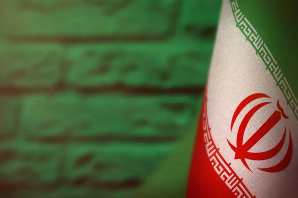 Bandera Colgante Irán Para Honor Del Día Los Veteranos Día — Foto de Stock