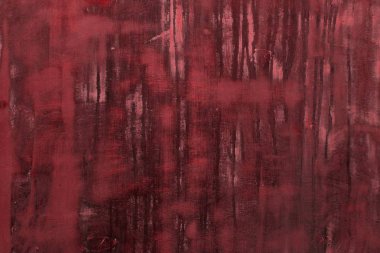 Fantastik kırmızı doku kurulu büyük çizik noktalar - soyut fotoğraf arka plan ile yaşlı