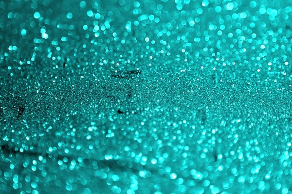 Söta Ljus Blå Lysande Aluminium Sand Gjord Glitter Glänsande Konceptet — Stockfoto