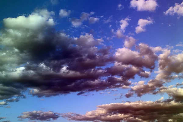 Довольно Яркий Свет Частично Облачное Небо Использования Качестве Фона Дизайне — стоковое фото