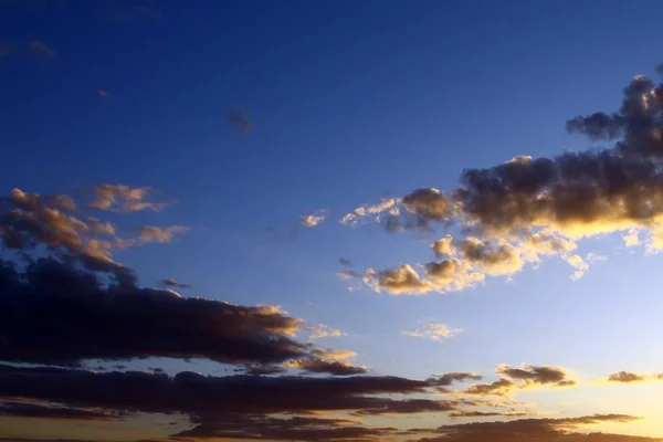 Maravilhoso Pôr Sol Tonificado Nuvens Nascer Sol Céu Para Usar — Fotografia de Stock