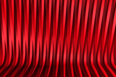 hacimsel yüzeyler tarafından kurulan arka plan güzel kırmızı 3d çizimi yıldız şekli, Sunni Noel veya Gaziler günü kavramı - kalıptan çekilmiş