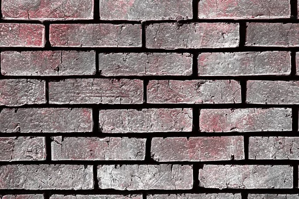Grunge rouge texture murale en brique altérée - beau fond photo abstrait — Photo