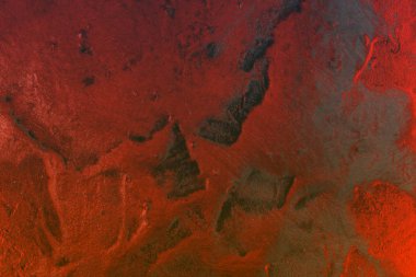 Kırmızı yaşlı parlayan çimento doku - şirin soyut fotoğraf arka plan ortaya çıkar