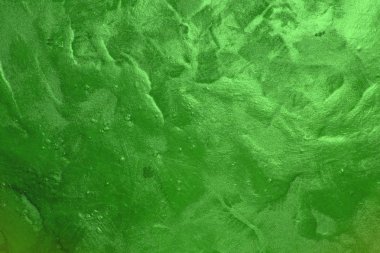 Yeşil yaratıcı parlak kalın çimento doku - harika bir soyut fotoğraf arka plan