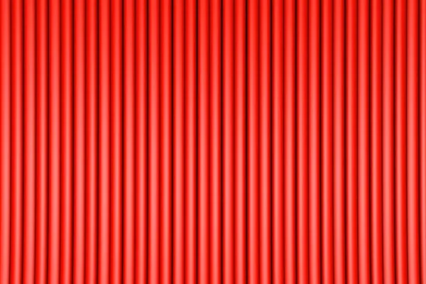 Térfogati felületek alkotta extrudált szív alakú, február 14-én koncepció - gyönyörű absztrakt háttér piros 3d illusztrációja — Stock Fotó