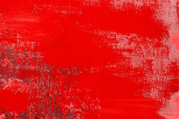 Égratignures énormes rouges sur texture stuc rétro - fond photo abstrait mignon — Photo