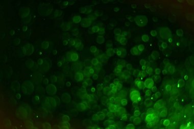 düşen ışıklar yeşil bir sürü bir renk bokeh doku - güzel soyut fotoğraf arka plan