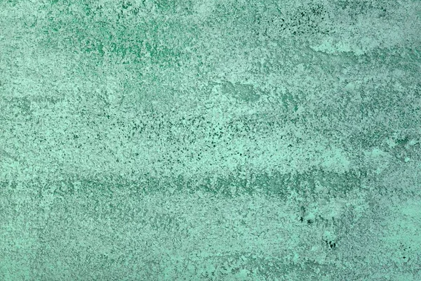 배경으로 사용하기위한 예쁜 그런 지 청록색, 바다 녹색 석회화 질감. — 스톡 사진