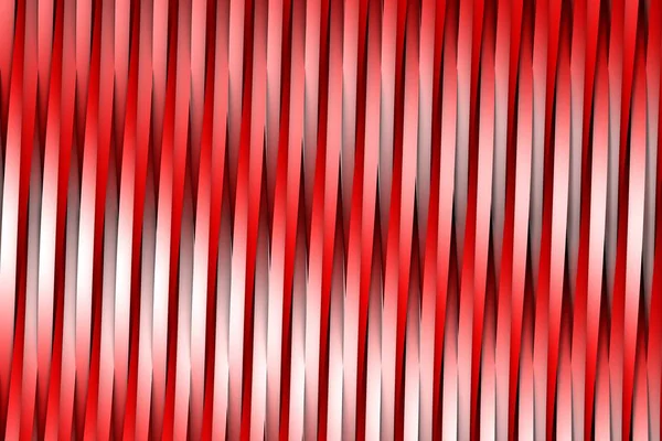 Милая красная трехмерная иллюстрация абстрактного фона - объемные поверхности, образованные экструдированной формой звезды, концепция празднования — стоковое фото