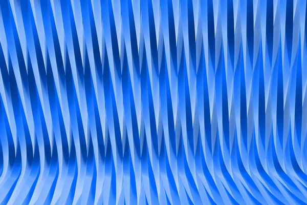 Sci-Fi kék 3D illusztrációja absztrakt háttér-geometriai felületek által alkotott extrudált csillag alakú, veteránok nap vagy újévi koncepció — Stock Fotó