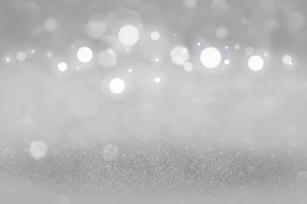 Güzel parlak glitter ışıkları bokeh soyut arka plan, içeriğiniz için boş alan ile festal mockup doku defokus — Stok fotoğraf