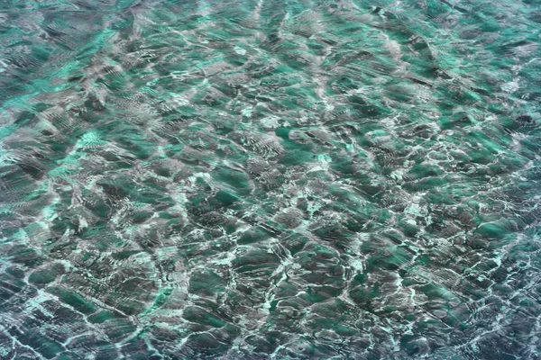 设计青色，海绿色明亮的河水纹理 - 可爱的抽象照片背景 — 图库照片