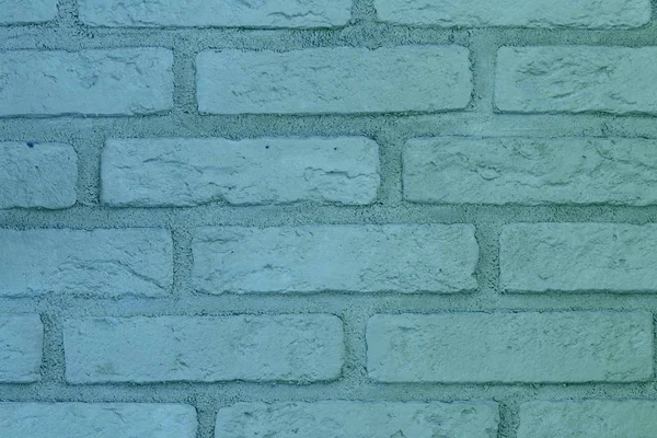 Creative grunge blue brick wall texture for design purposes. — Stock Photo, Image