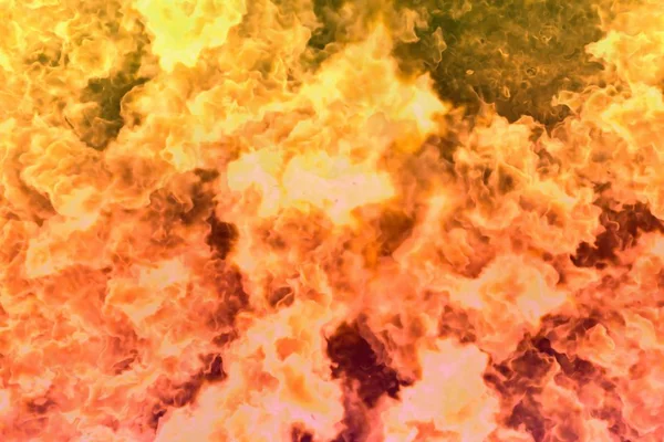 Abstrakter Hintergrund - Fantasie loderndes Feuer Textur, Feuer 3D Illustration — Stockfoto