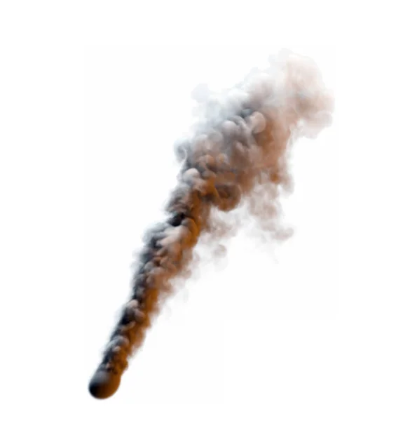 3D illustration of mystical dense smoke isolated on white background — Stock Photo, Image