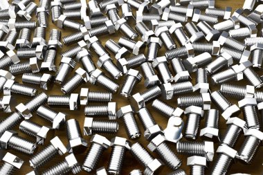 ahşap masa üzerinde pinler - yaratıcı endüstriyel 3d illüstrasyon, kullanarak tasarımcı için resim 