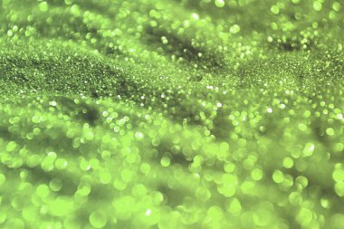 yeşil parlayan metall kum glitters yapılmış - bokeh doku ile kulüp kavramı - oldukça soyut fotoğraf arka plan