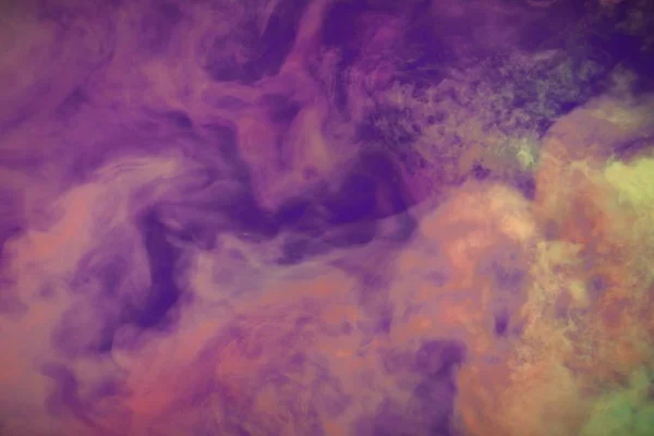Schattig dichte visionaire wolken van rook kleurrijke achtergrond of textuur-3D illustratie van rook — Stockfoto