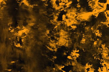 Yaşlandırılmış turuncu boya bezi, renk lekeli kumaş ve leke dokusu..